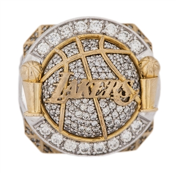 2010 Los Angeles Lakers NBA Championship Player Ring (Artest) With Original Presentation Box